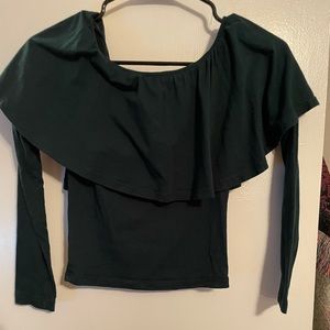Bershka off shoulder crop top